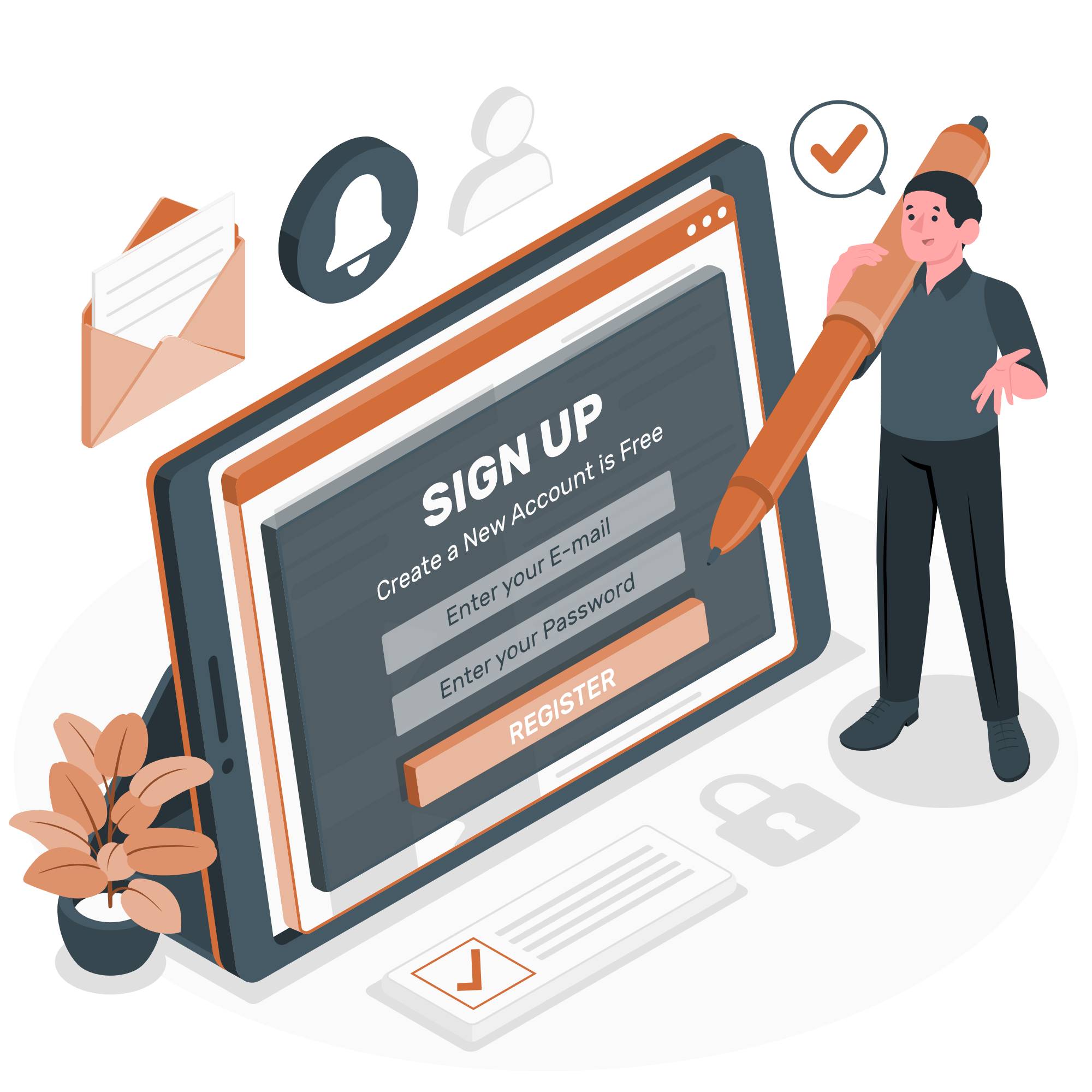 Register Illustration